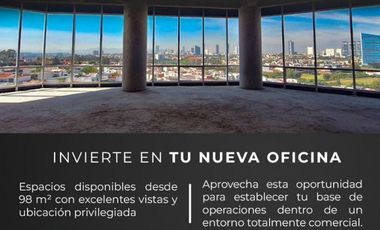 VENTA DE OFICINAS A 6 MINUTOS DE ANGELÓPOLIS Y A 4 DEL ANILLO PERIFÉRICO