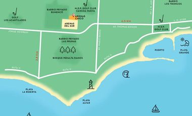 Lote en venta Arenas Chico, Mar del Plata.