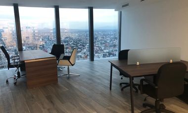 WTC Piso 47, oportunidad RENTA. Pon tu negocio a mayor nivel en el Piso 47 con vista 360°, en la corona del WTC.