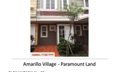 Cluster Amarillo Village Ready Stock @Paramount Land Harga Menarik di Tangerang