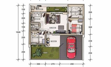 DIJUAL RUMAH MURAH DI BERBAH HARGA 400 JUTAAN