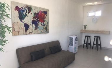 Departamento amueblado en planta alta en San Felipe de una recámara