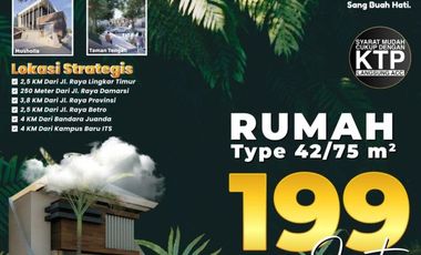 Perumahan Town House Inden di Sidoarjo 199 Juta