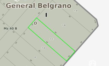 Terreno - General Belgrano