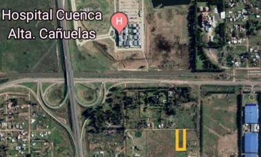 VENTA DE EXCELENTE LOTE DE 38 MTS DE FRENTE POR 100 MTS DE FONDO. MUY BUENA ACCESIBILIDAD. A 400 MTS DE LA RUTA 205 EN CAÑUELAS. TOTAL DE 3800 M2