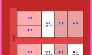 Dijual Kavling Sedayu Kawasan Perumahan, Luas 146m2: Harga Nego