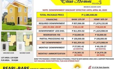 SINGLE ATTACHED & SINGLE DETACHED AVAILABLE @ ELISA HOMES!!!