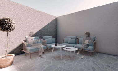 DEPARTAMENTO DOS AMBIENTES CON PATIO Y COCHERA EN POZO