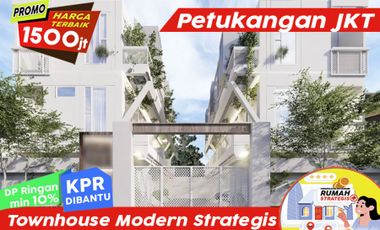 Townhouse Modern Strategis 3lt Petukangan Pesanggrahan Jakarta Selatan