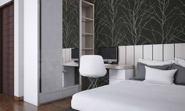 rumah premium mewah d komplek pemda full interior,kolam renang