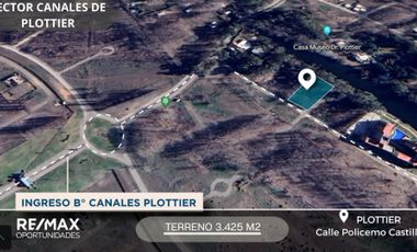 TERRENO EN VENTA ZONA CANALES DE PLOTTIER