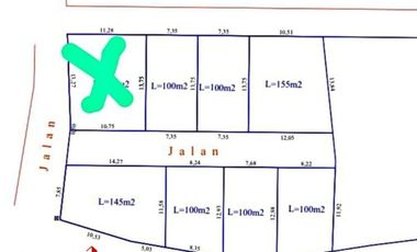 Dijual Tanah Kavling di area Gunung Payung, Desa Kutuh, Kuta Selatan.