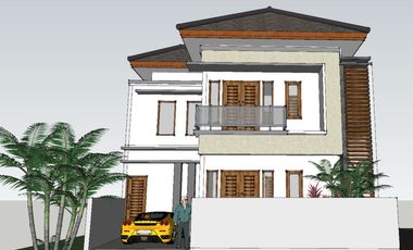 RUMAH MURAH SEMI VILLA 2 LANTAI MINIMALIS TYPE 106/100 3 MENIT DARI GARUDA WISNU KENCANA
