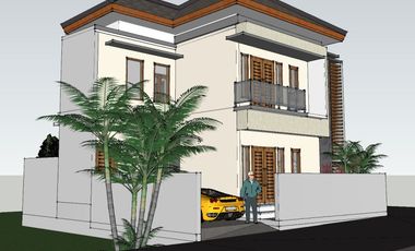 RUMAH MURAH SEMI VILLA 2 LANTAI MINIMALIS TYPE 106/100 3 MENIT DARI GARUDA WISNU KENCANA