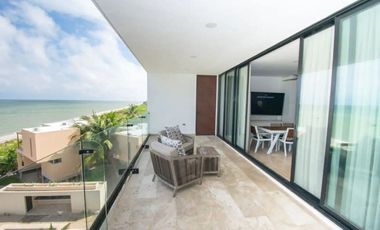 DEPARTAMENTO EN RENTA FRENTE AL MAR EN TELCHAC PUERTO