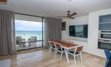 DEPARTAMENTO EN RENTA FRENTE AL MAR EN TELCHAC PUERTO