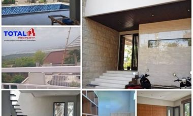 Dijual villa cantik unblock view laut, bandara dan GWK di Balangan Atas