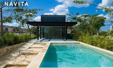 Casa en preventa en privada con amenidades en Santa Gertrudis Copo