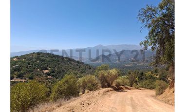 Se vende parcela con vista a la Laguna de Aculeo
