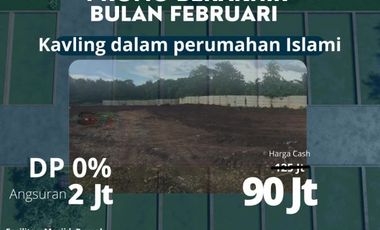 0899-1517---- Tanah Kavling Pinggir Jalan, di Makassar, Dekat STIBA, Tanah dalam Perumahan Islami