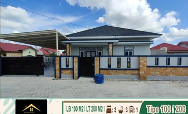 rumah modern strategis lokasi pinggir utama delima