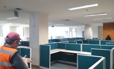 Office space sudah furnish ada kubical luas 222sqm area Halim
