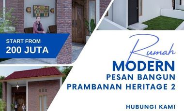 Pesan Bangun Di Prambanan. Harga 200Jtan SHM Pasti Siap KPR!!!