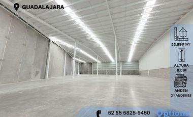 Immediate rent of an industrial warehouse in Guadalajara