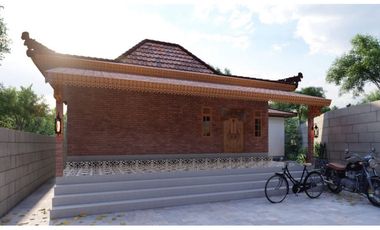 Paseban Joglo Dengan Bangunan Model Classic di Prambanan