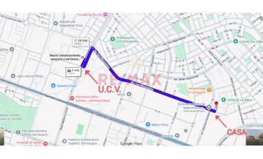 🔰Casa En Venta 📌Ubicacion Estrategica En Piura Urb. Bello Horizonte 📐228 M² De Terreno 🧱340 M² De Area Contruida ⚠️Zona No Inundable