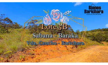 Lote 5B Vda.Caucho Barichara - Sabana Baraka