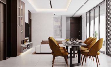 dijual rumah mewah modern ada kolam renang lokasi komplek pemda