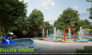 Terreno residencial con amenidades y a minutos de la playa