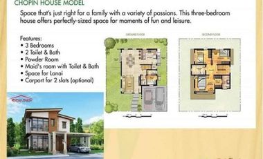 House And Lot For Sale in San Mateo Rizal Chopin House Model