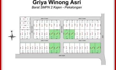 Tanah Daerah Kajen Pekalongan, SHM Split, Promo 80 Jt-an