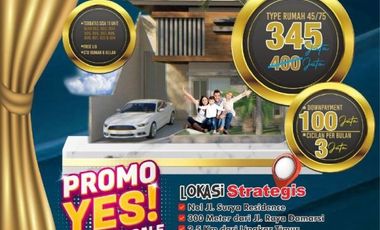 Jual Rumah Murah di Sidoarjo - ON SALE! Diamond Village Juanda 2, Hunian paling Nyaman dan Harga Terjangkau