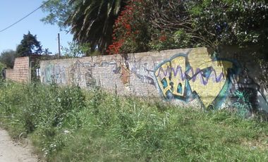 Lote de terreno a 7 cuadras de estación Glew Este sobre asfalto