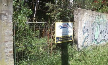 Lote de terreno a 7 cuadras de estación Glew Este sobre asfalto