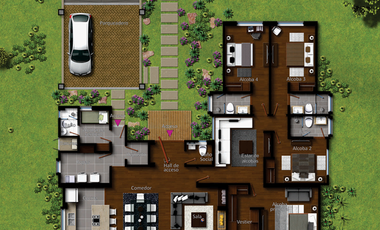 casa en arriendo/venta en toscana. Cod V933