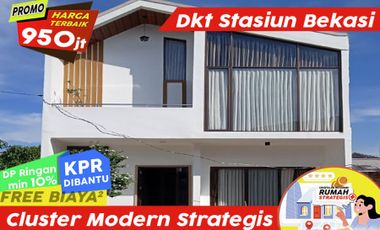 Cluster Modern Pusat Kota Bekasi Free Biaya2 DP 25jt dkt Jl Ry&Stasiun