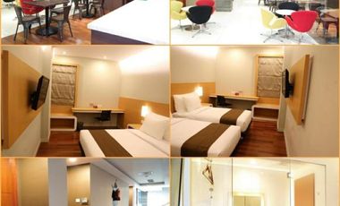 Dijual Hotel Bintang 3 Komersial, Full fasilitas BONUS Pool, CCTV, Lift dsb, 68 M NEGO di Raya Kuta, Badung