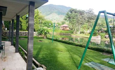 Sewa Villa di Puncak Sebelum Kota Bunga Hanjawar View Danau