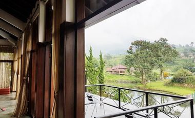 Sewa Villa di Puncak Sebelum Kota Bunga Hanjawar View Danau