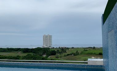 DEPARTAMENTO EN RENTA VISTA AL MAR EL CONCHAL  RIVIERA VERACRUZANA