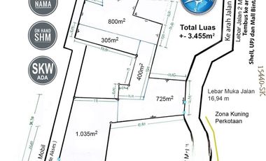 Dijual  Kavling Cocok Untuk Cluster Dan Tempat Usaha Di Ciputat