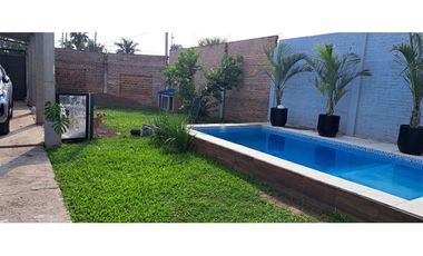 Casa 3 dormitorios sobre asfalto con pileta, Barranqueras