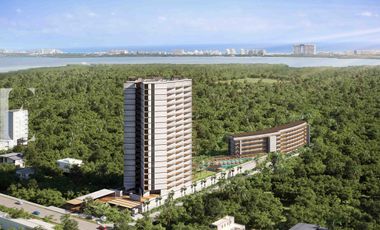 Departamento en Preventa en Cancun con Espectacular Ubicacion