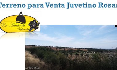 Rento terreno Juventino Rosas 500 hectareas