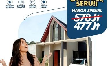 Beli rumah utara hotel Alana Free AC + Biaya Lain