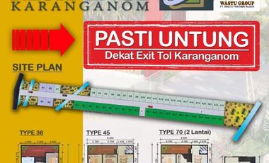 CLUSTER MURAH ONE GATE SYSTEM DI KARANGNOM